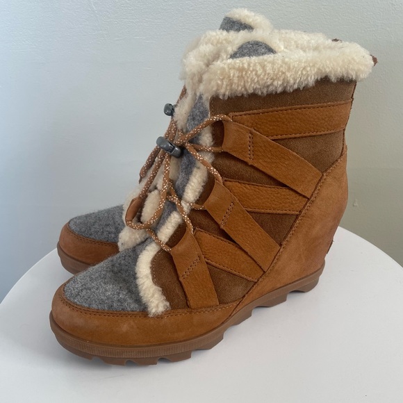 New SOREL Joan of Arctic Wedge II Boots size 9 / 40 snow winter boots - Picture 2 of 7